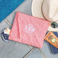 Monogrammed Terry Wristlet