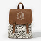 Monogrammed Backpack Purse