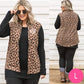 Monogrammed Leopard Fleece Vest