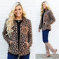 Monogrammed Leopard Fleece Jacket