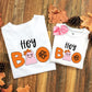 Personalized Hey Boo Long Sleeve Shirt