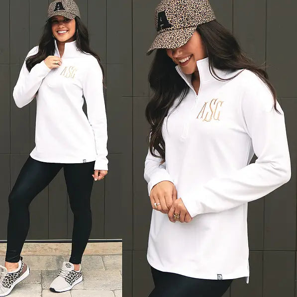 Monogrammed Pullover Sweatshirt