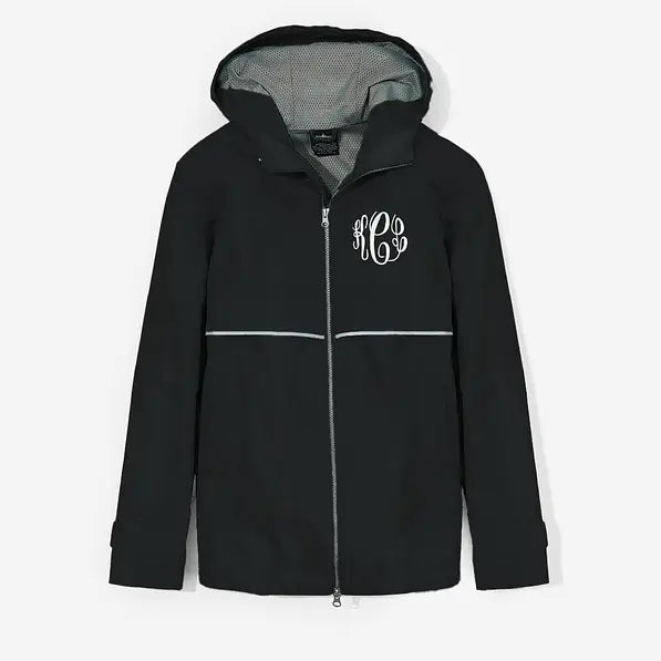 Monogrammed New England Rain Jacket