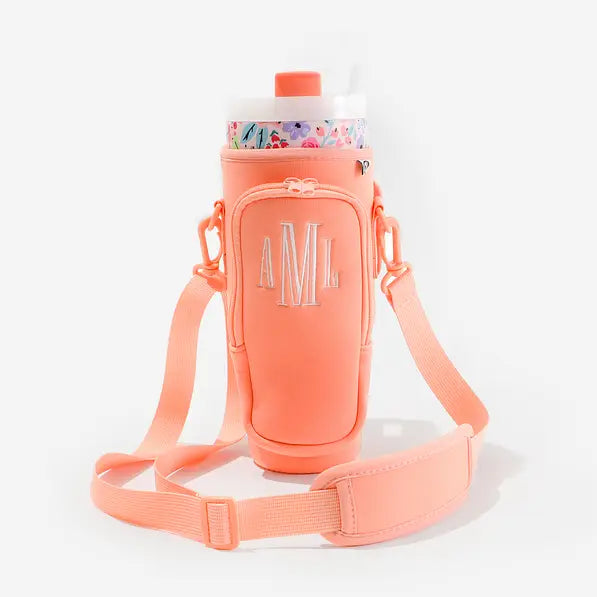 Monogrammed Water Bottle Holder