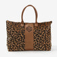 Monogrammed Leopard Weekender