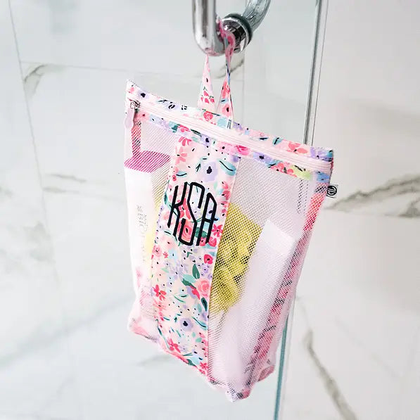 Monogrammed Shower Bag