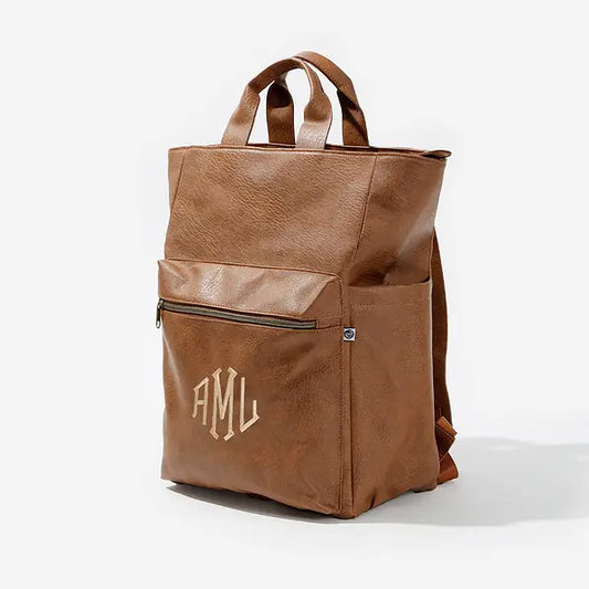 Monogrammed Commuter Backpack