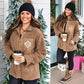 Monogrammed Sherpa Shacket