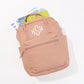 Monogrammed Canvas Backpack