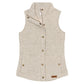 Monogrammed Heathered Quilted Vest