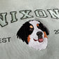 Custom Dog Hoodie Embroidered Dog Name, Personalized Pet Face Sweatshirt from Your Photo, Varsity Sweatshirt, Gifts for Dog Lovers