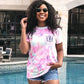 Monogrammed Tie Dye T-Shirt