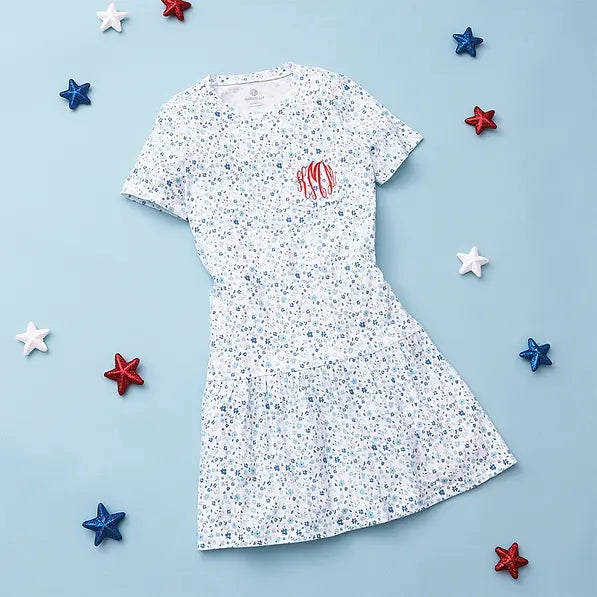 Monogrammed Americana Dress