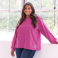 Monogrammed Puff Sleeve Sweatshirt