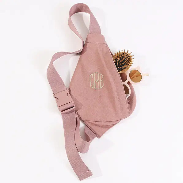 Monogrammed Kids Sling Pack