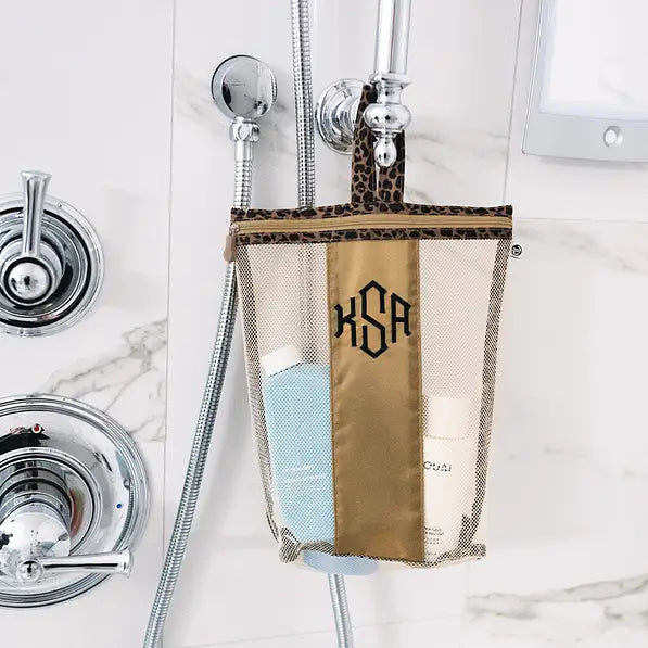 Monogrammed Shower Bag