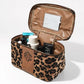 Monogrammed Leopard Train Case