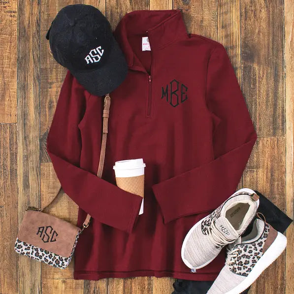 Monogrammed Pullover Sweatshirt