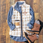 Monogrammed Buffalo Plaid Fleece Vest