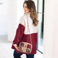 Alabama Crimson Tide Clear Stadium Crossbody Bag in Tan