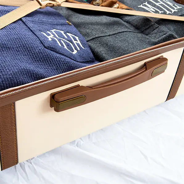 Monogrammed Vintage Suitcase