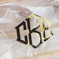 Monogrammed Clear Belt Bag