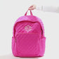 Monogrammed Quilted Laptop Backpack