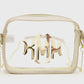 Monogrammed Clear Crossbody Bag