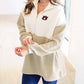 Auburn Tigers Quilted Pullover Tunic in Tan