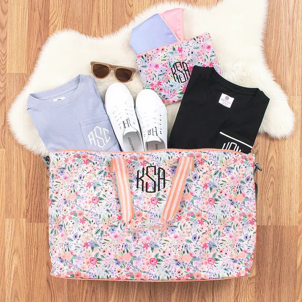 Monogrammed Weekend Bag