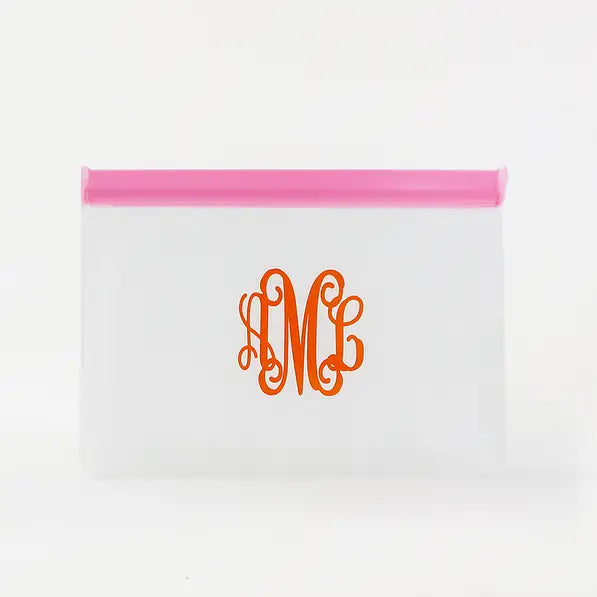 Monogrammed Sunscreen Bag