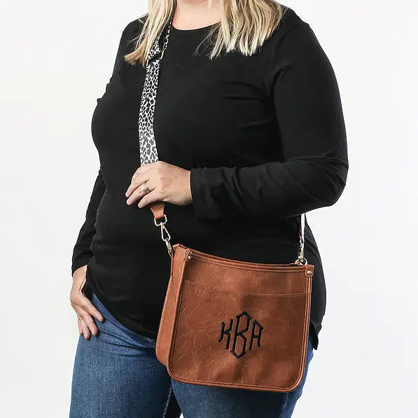 Monogrammed Saddlebag