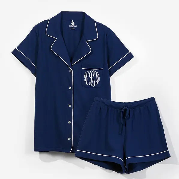 Monogrammed Classic Sleep Set