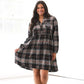 Monogrammed Plaid Dress