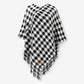 Monogrammed Buffalo Plaid Poncho