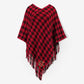 Monogrammed Buffalo Plaid Poncho