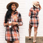 Monogrammed Plaid Dress