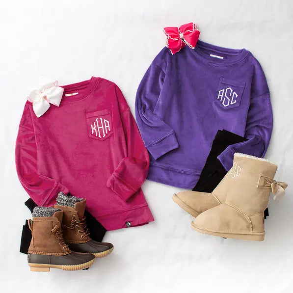 Monogrammed Kids Softspun Sweatshirt